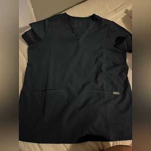 FIGS. Casma scrub top. Size M. Dark harbor.